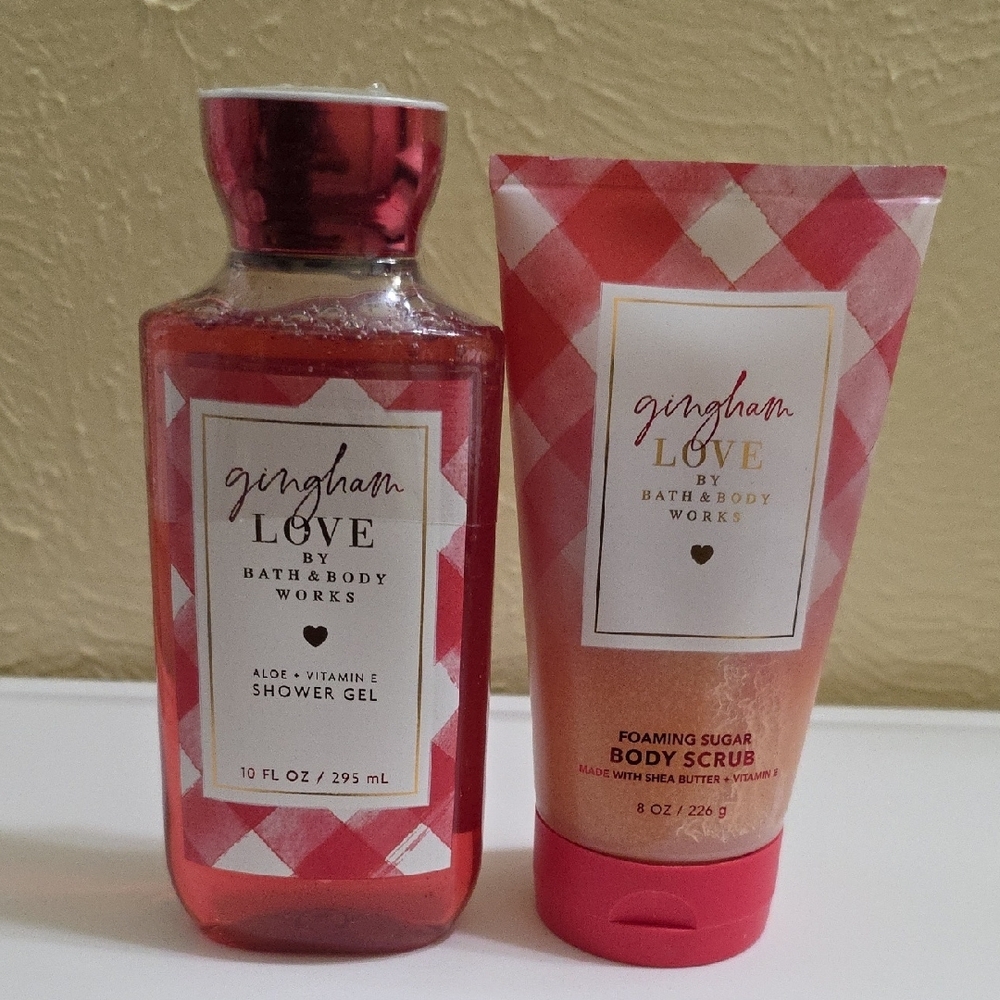 Bath & Body Works Gingham Love Shower Gel & Body Wash Set